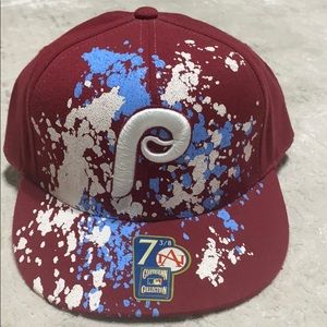 Philadelphia Phillies Fitted Hat Size 7 3/8